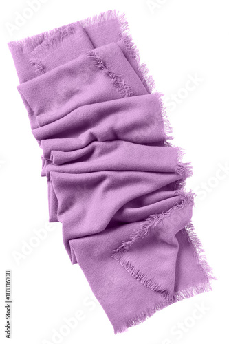 Lila light violet striped scarf folded plaid winter shawl