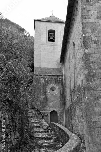 medieval church of San Nicolò Capodimonte san rocco of camogli