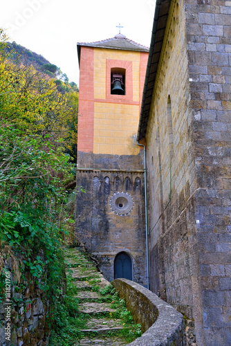 medieval church of San Nicolò Capodimonte san rocco of camogli