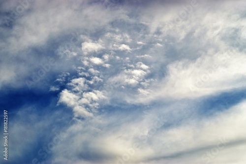 White Clouds, Blue Sky