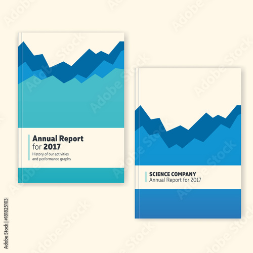 Annual report graphic template