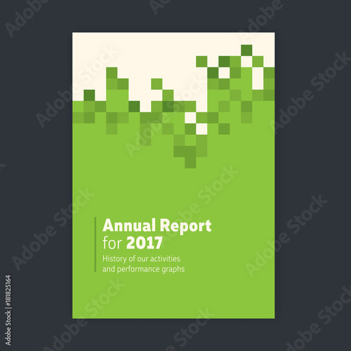 Annual report graphic template