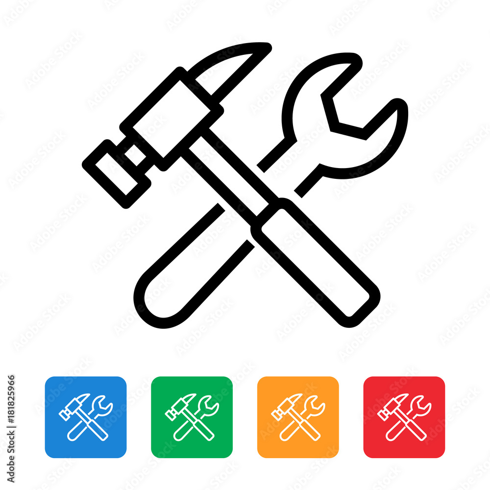 Tools and Hardware Icon Tools and Hardware Icon