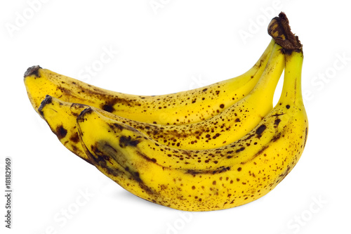 Yellow over ripe bananas