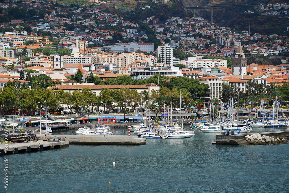Madeira's Port in Funchal, Portugal
