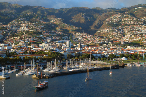 Panoramic view of Funchal on Madeira Island. Portugal © Olaf