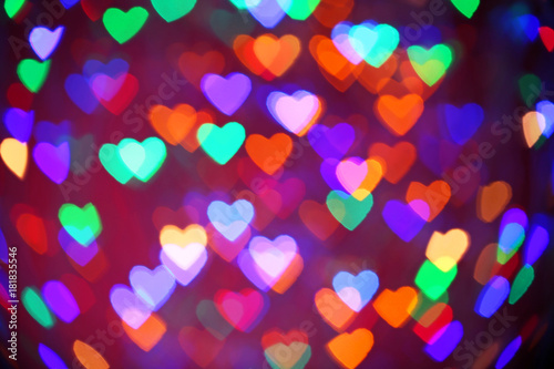 Abstract colourful bokeh background