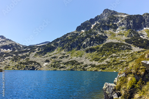 Amazing summer landscape of Popovo lake, Pirin Mountain, Bulgaria