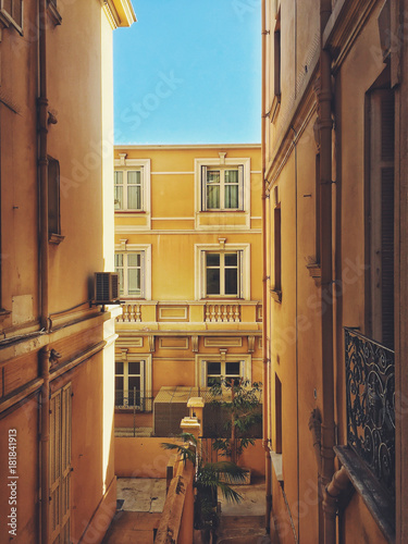 Back alley on the streets of Monaco, Monte Carlo - Côte D'Azur