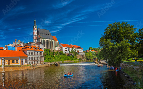 View on the medieval old to...