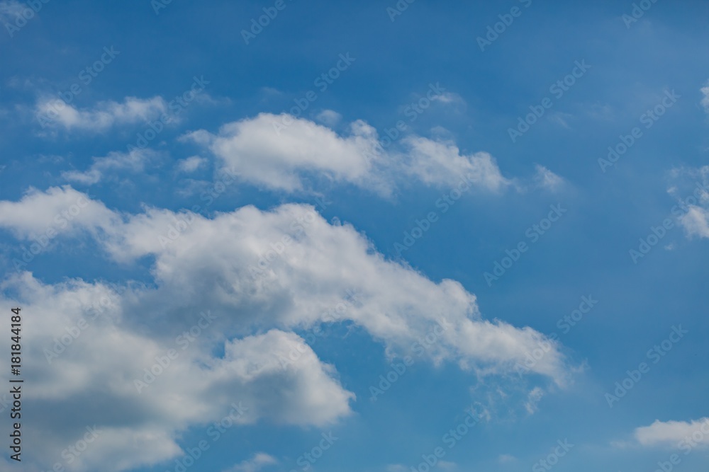 Blue sky with white clouds background Blue sky with white clouds background
