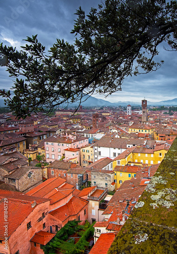 View on Lucca, Italy