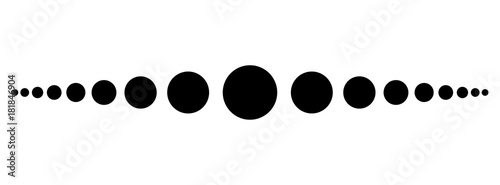 dot line simple page footer vector design