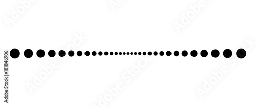 dot line simple page footer vector design