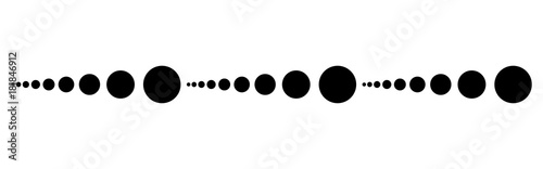 dot line simple page footer vector design