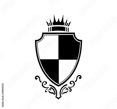 Shield Crown Kingdom Icon
