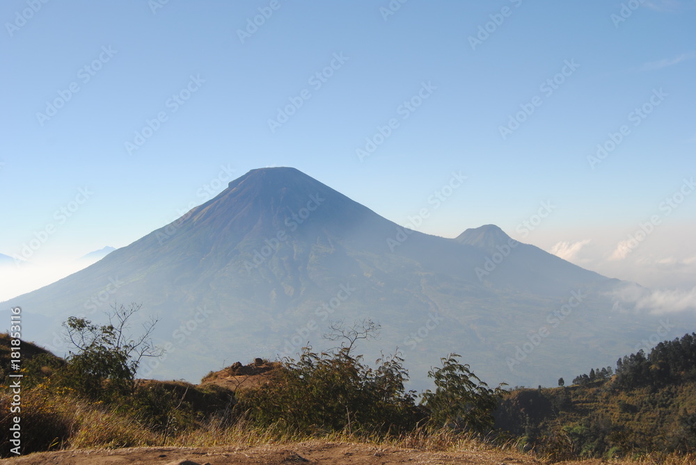 Fototapeta premium Prau Mountain in Wonosobo
