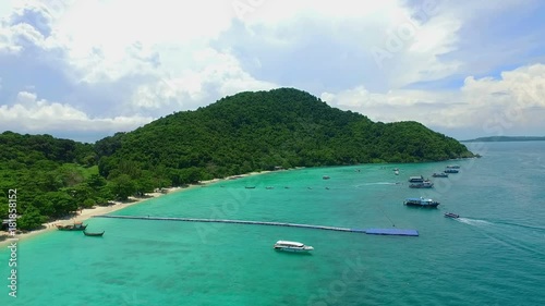 Koh Hey or Coral island is close to Phuket island 15 minits from Chalong pier.the place for snorkeling diving and water sport. there have many beautiful beaches around the island. photo