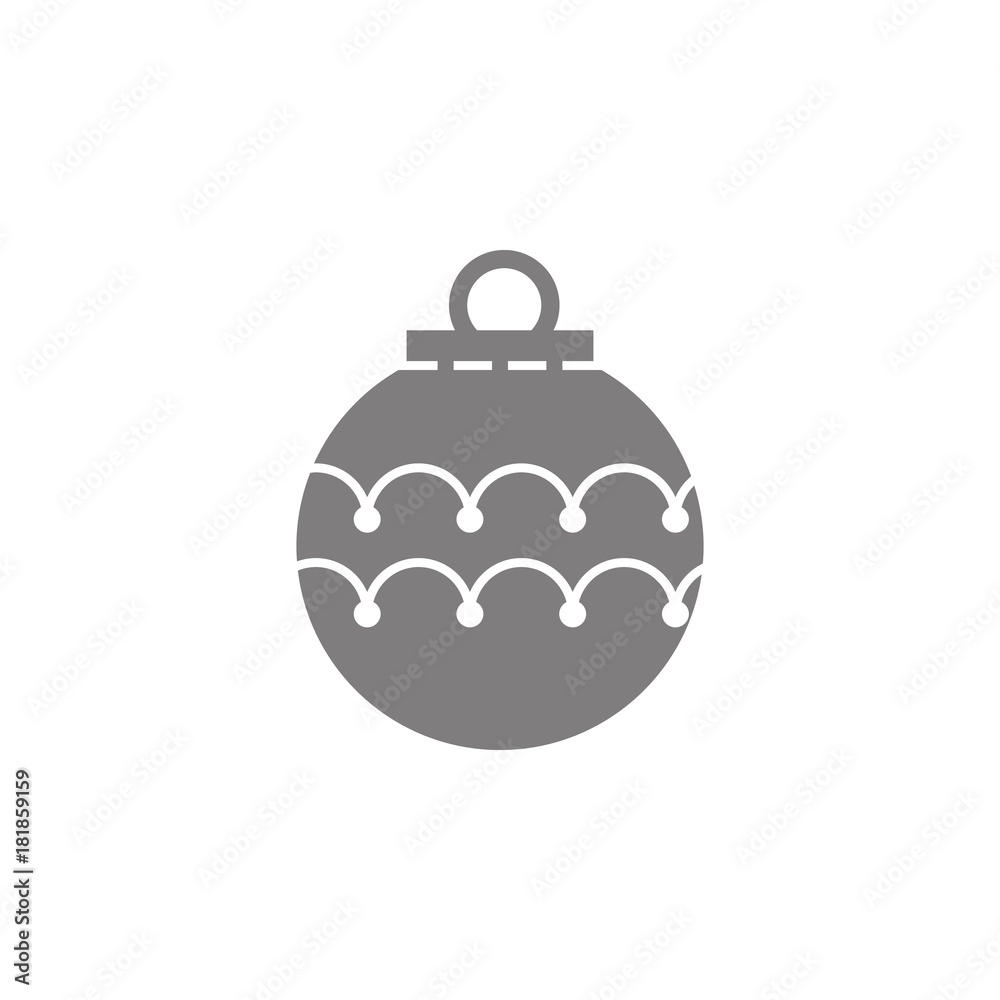 Toy ball for holiday fir-tree Icon. Web element. Premium quality graphic design. Signs symbols collection, simple icon for websites, web design, mobile app, info graphics