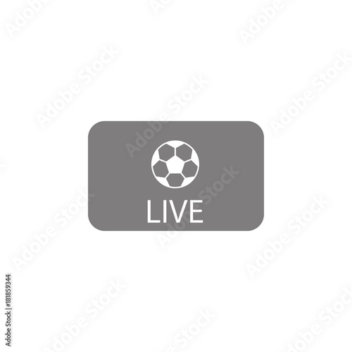 Live soccer tv icon. Web element. Premium quality graphic design. Signs symbols collection, simple icon for websites, web design, mobile app, info graphics