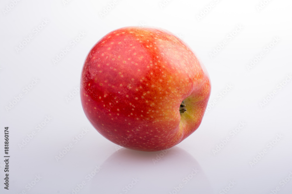 Fresh red apple on white background Fresh red apple on white background
