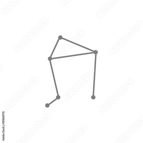 constellation and part of zodiacal system Libra icon. Web element. Premium quality graphic design. Signs symbols collection, simple icon for websites, web design, mobile app, info graphics