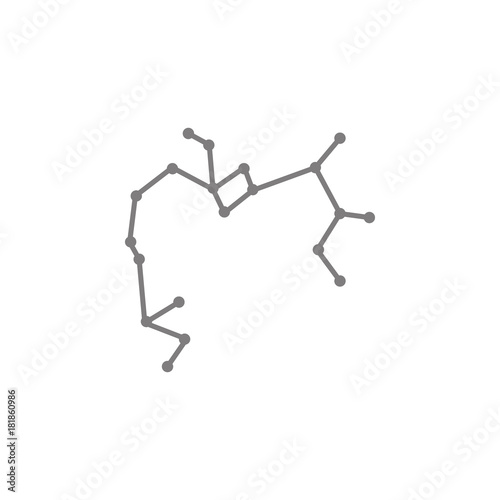 constellation and part of zodiacal system Sagittarius icon. Web element. Premium quality graphic design. Signs symbols collection, simple icon for websites, web design, mobile app, info graphics