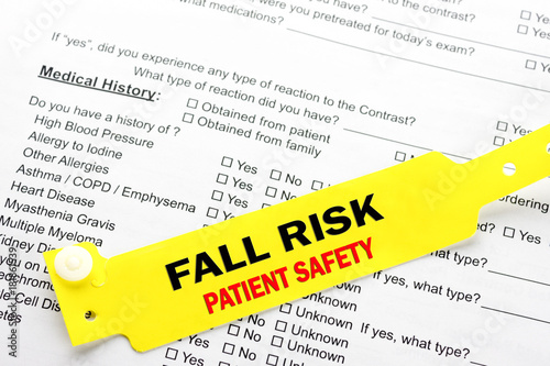 Fall Risk Patient Safety With Hospital  Paperwork