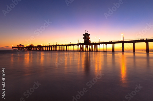 Sunset Huntington Beach  © kesterhu