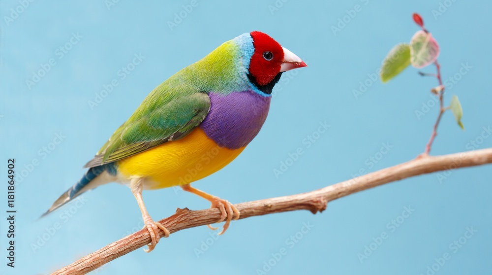 Obraz premium Ładny gouldian Finch z Australii