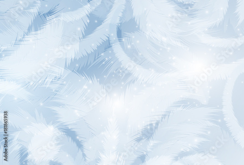 Frozen window background. Vector EPS10.