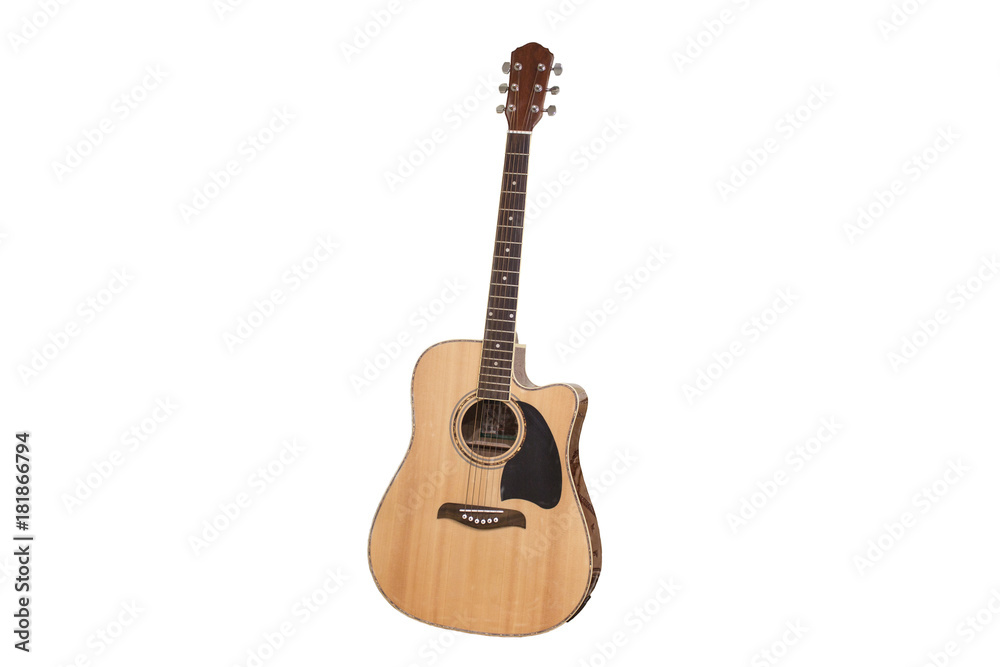 This is an electroacoustic guitar.