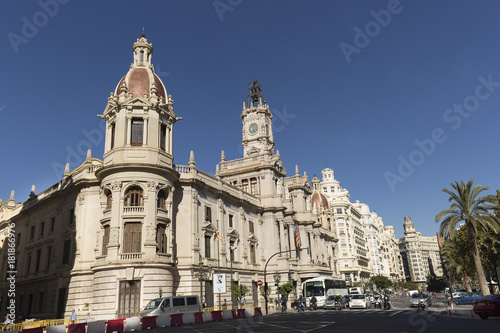 City Hall of the Spanish city of Valencia