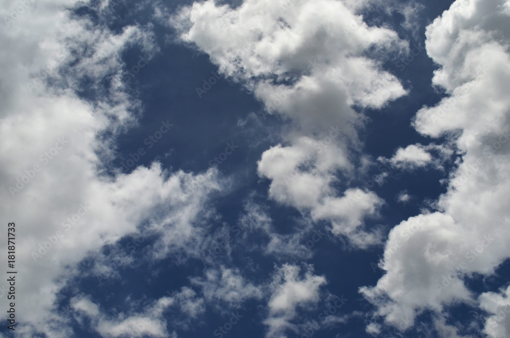 Obraz premium blue sky with clouds