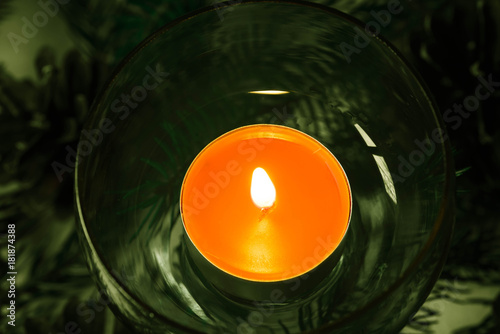 Christmas tealight candle decoration