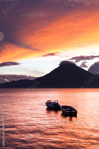 Sunset Lake Atitlán