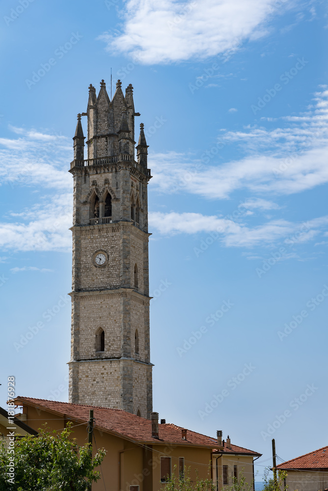 Clock Tower Fregonia Italy