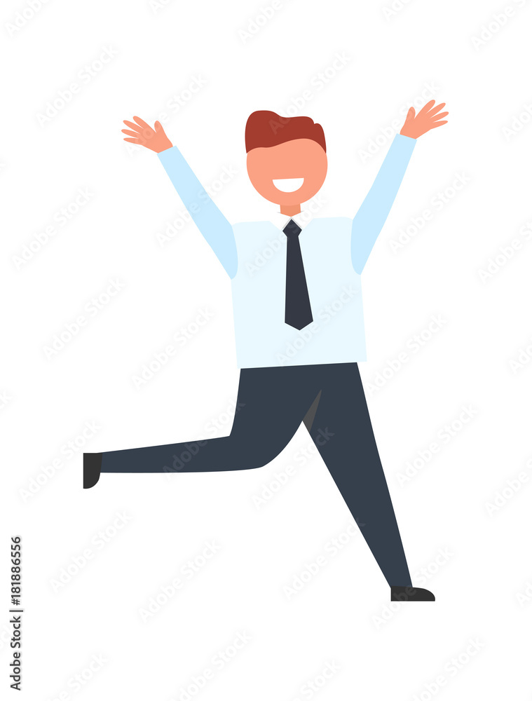 Successful Businessman Icon Vector Illustration Successful Businessman Icon Vector Illustration