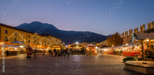 Trento Christmas market at Trento city - Trentino Alto Adige, Northern Italy - Mercatino di Natale a Trento