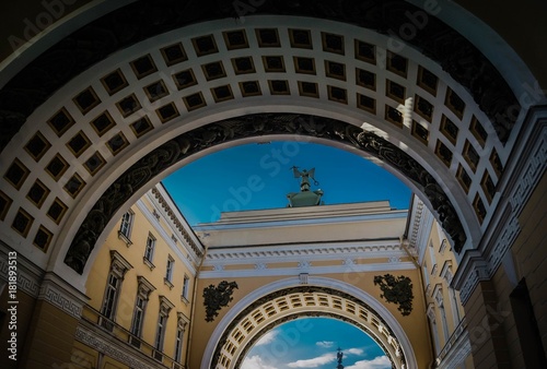 Arch of the main headquarters in Saint-Petersburg