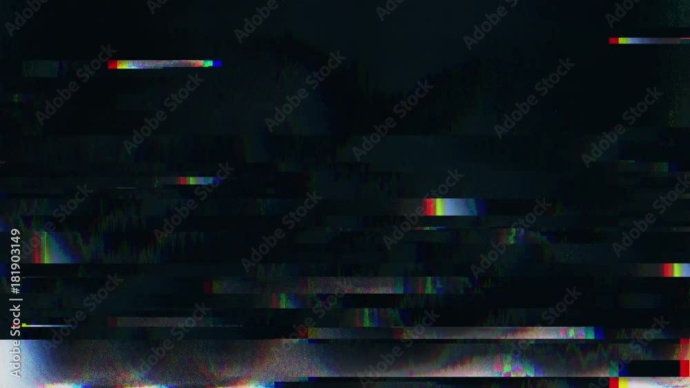 Unique Design Abstract Digital Animation Pixel Noise Glitch Error Video Damage
