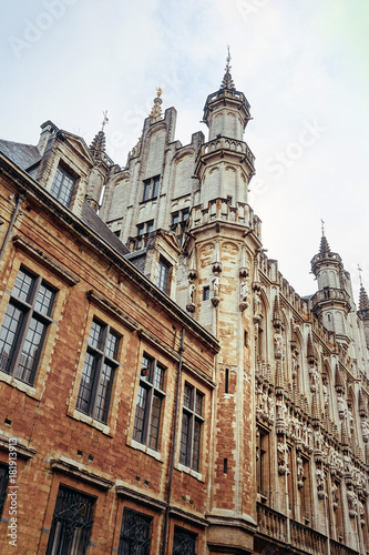 ancient buildings at Brussels, Belgium