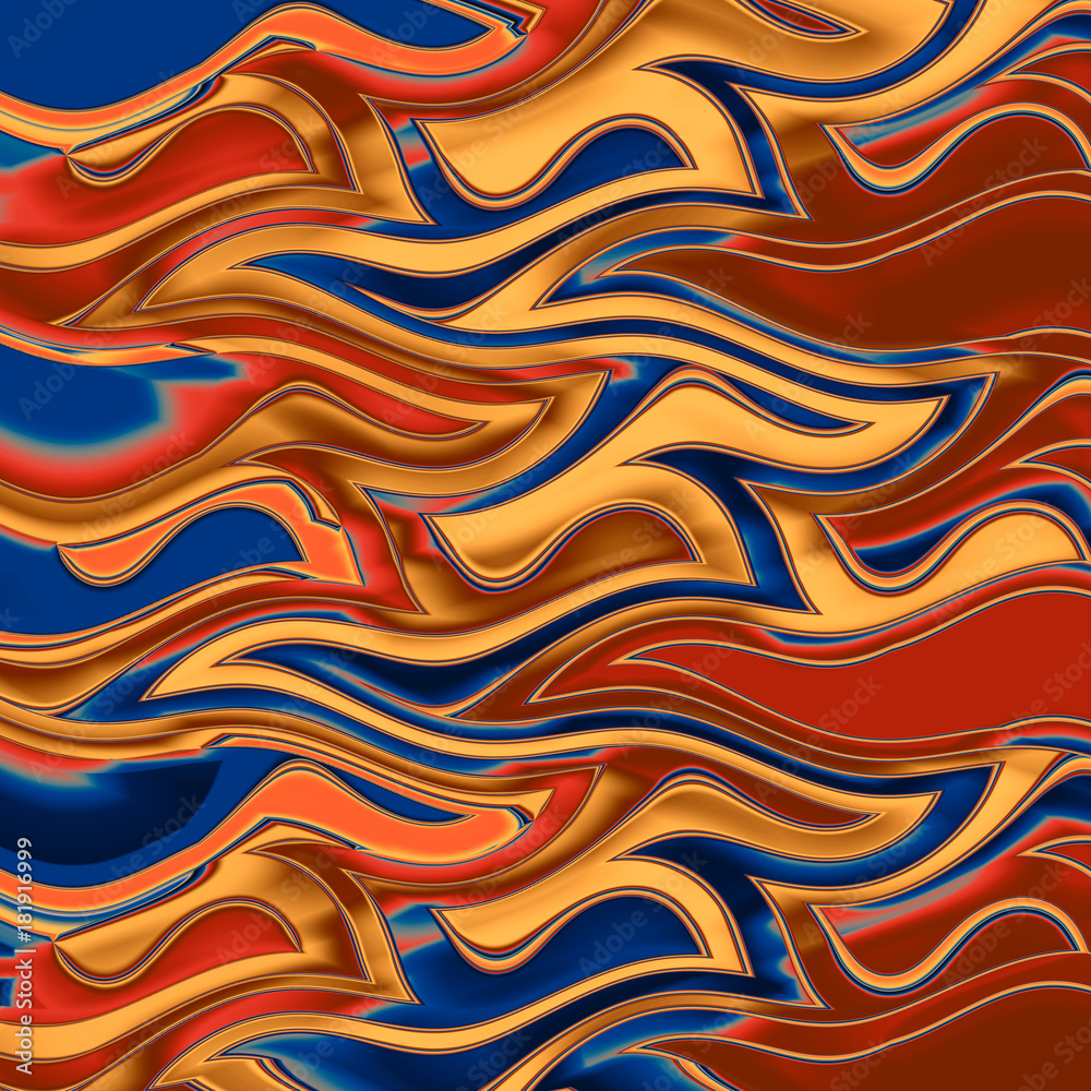 Abstract image, colorful graphics, tapestry
