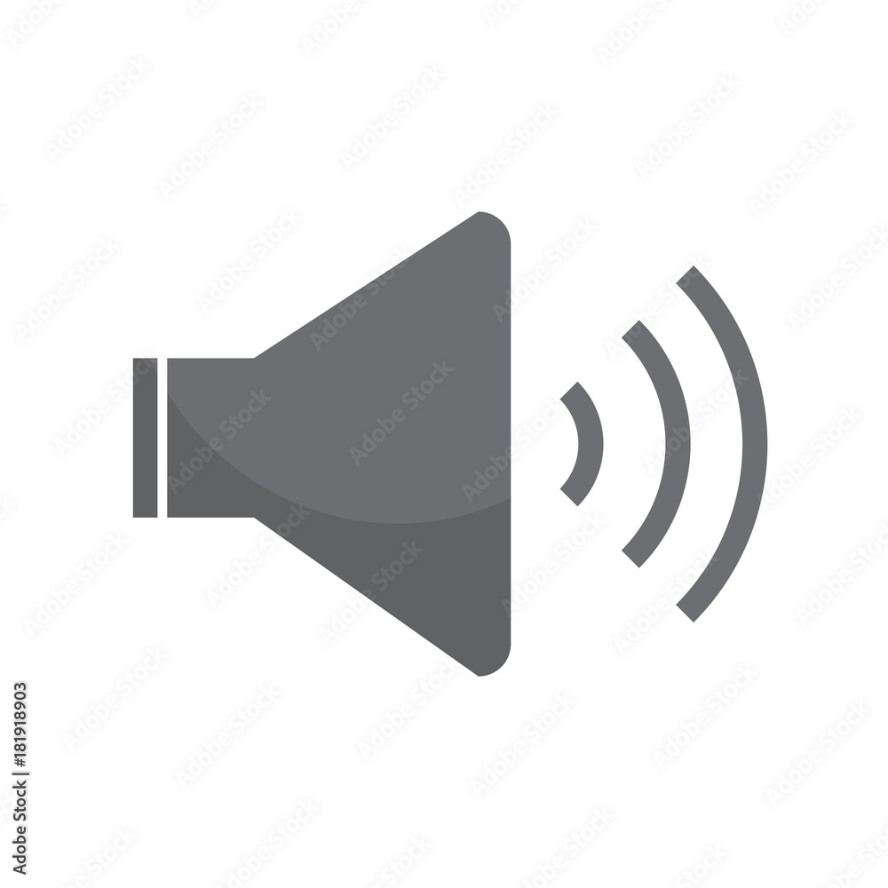 speaker sound volume audio button icon vector illustration speaker sound volume audio button icon vector illustration