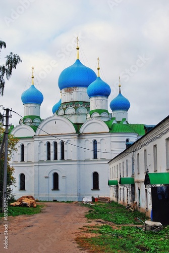 Epiphany monastery in Uglich, Russia. Popular landmark. photo