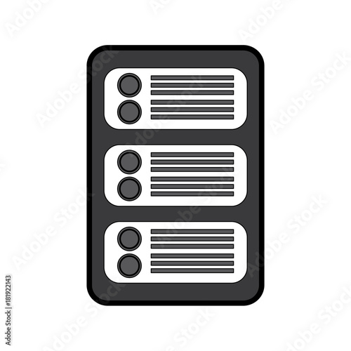 server web hosting icon image vector illustration design 