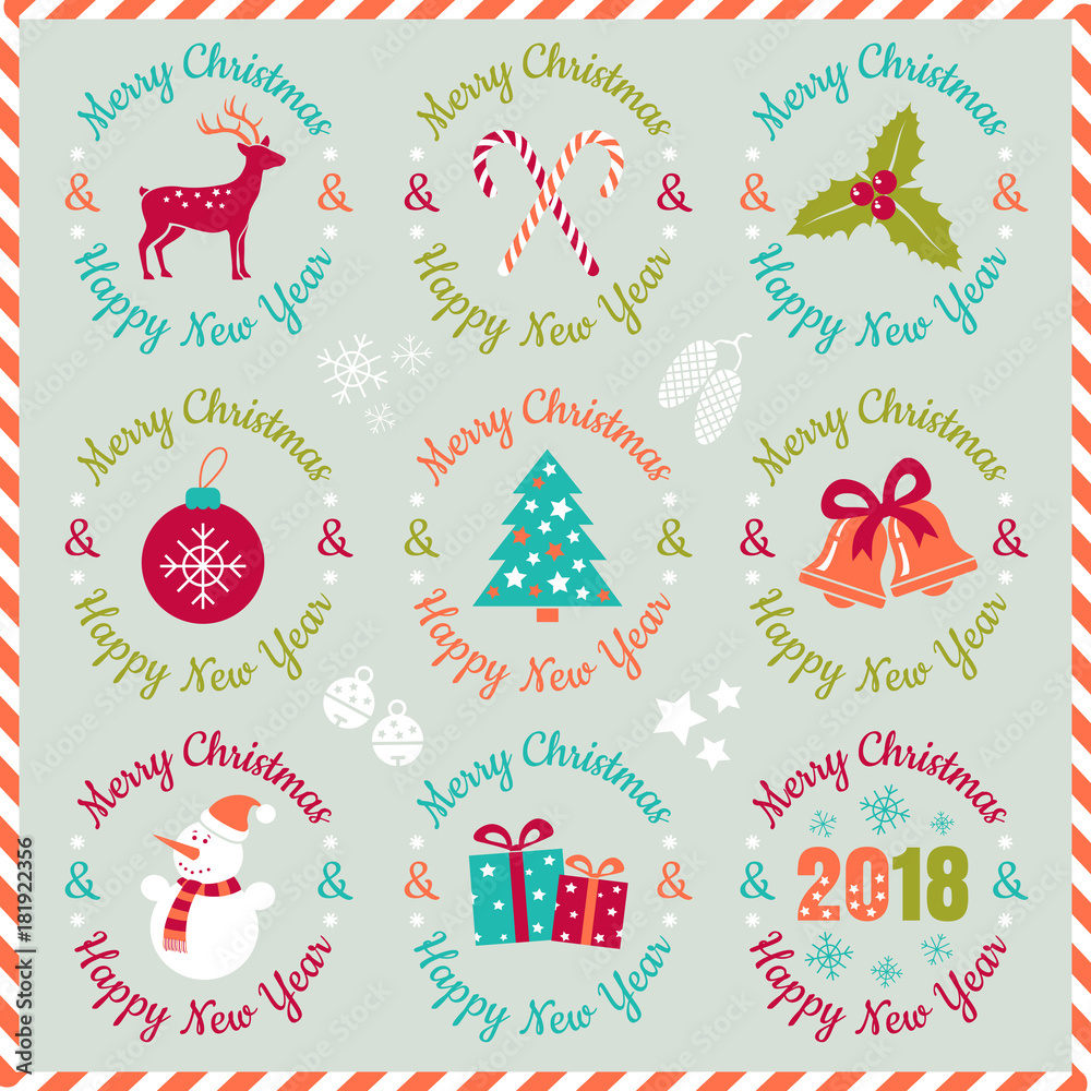 Fototapeta premium Boże Narodzenie i Nowy Rok.