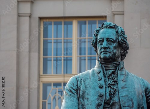 Goethe Statue in Weimar