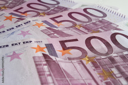 Euro 500 Geldscheine Sparen