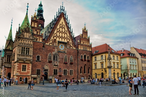 Wroclaw, Altstadt mit Rathaus